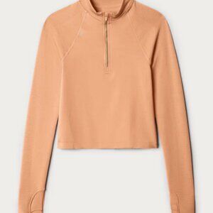 RHONE Orange Haze Breakaway Seamless 1/2 Zip Size XL